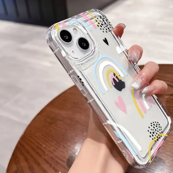 iPhone 13 Rainbow Phone Case - Picture 1 of 6